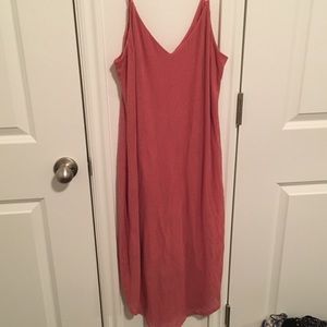 😻Express Pink shirt dress